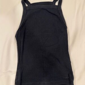 Hollister Black Ribbed Tank Top